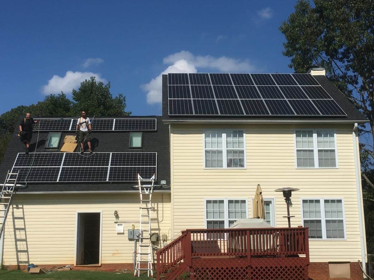 Guilford County Solar Installation PV