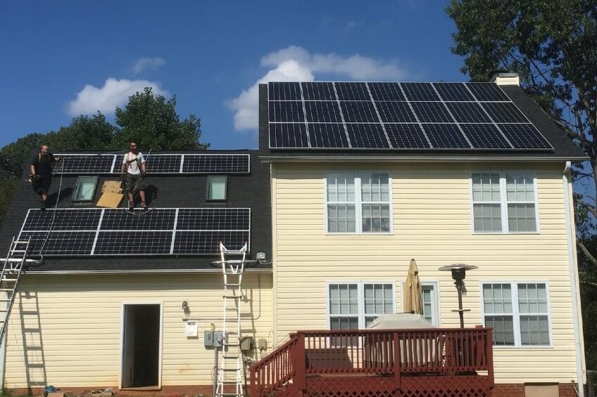 Guilford County Solar Installation PV